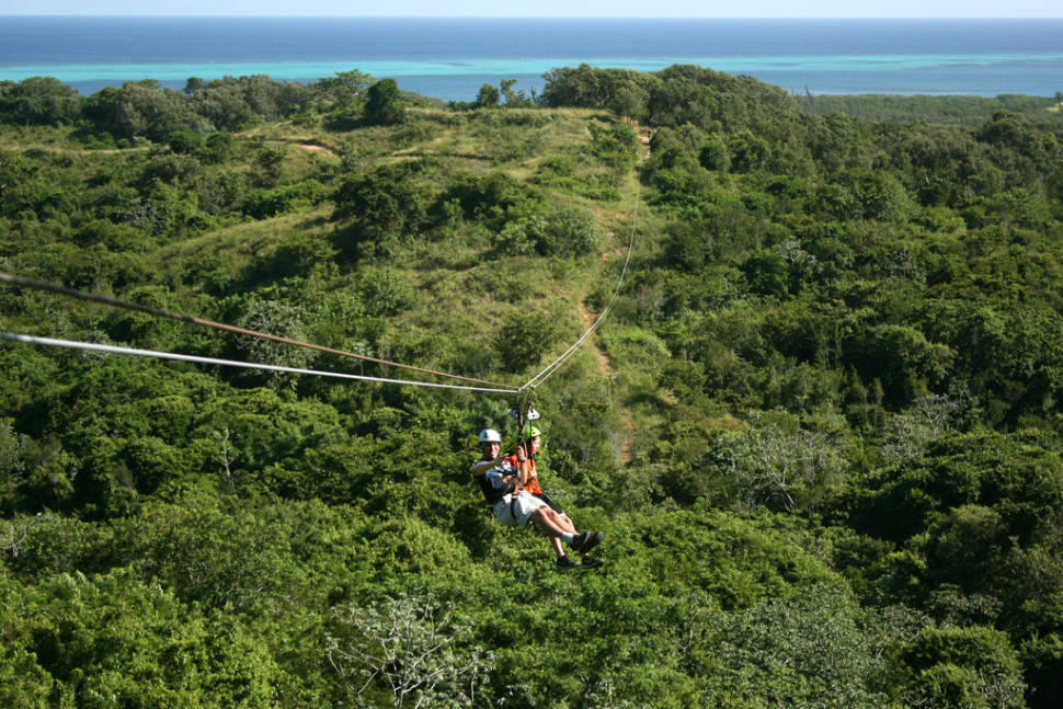 Best time to see Ziplining on Roatán in Honduras