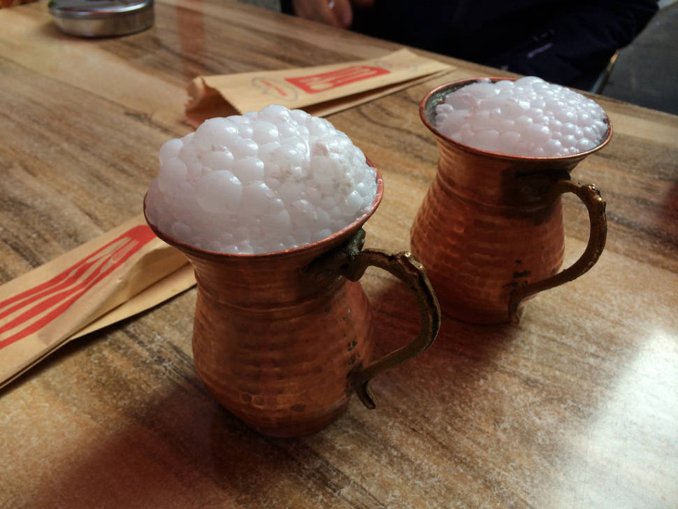Best time for Cold Ayran on a Hot Day in Istanbul