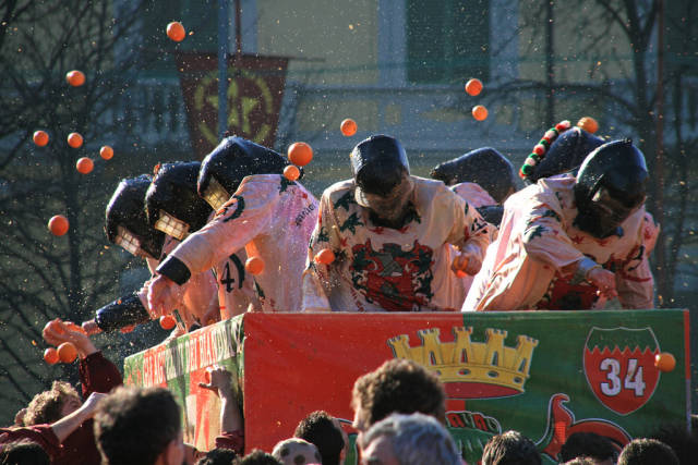 Ivrea Battle of the Oranges in Italy - Best Time