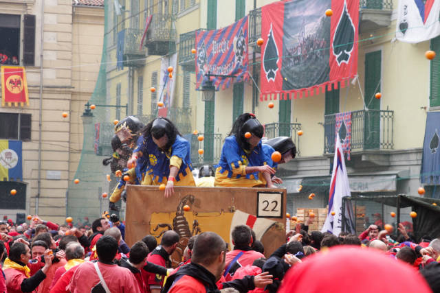 Ivrea Battle of the Oranges in Italy - Best Season