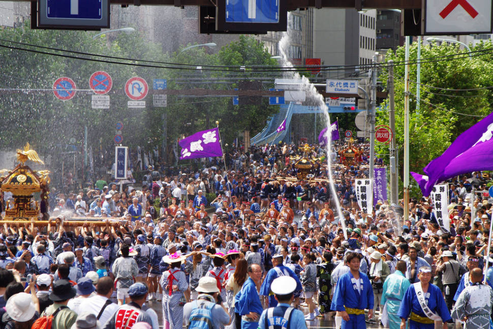 Best time for Fukagawa Hachiman Matsuri in Japan
