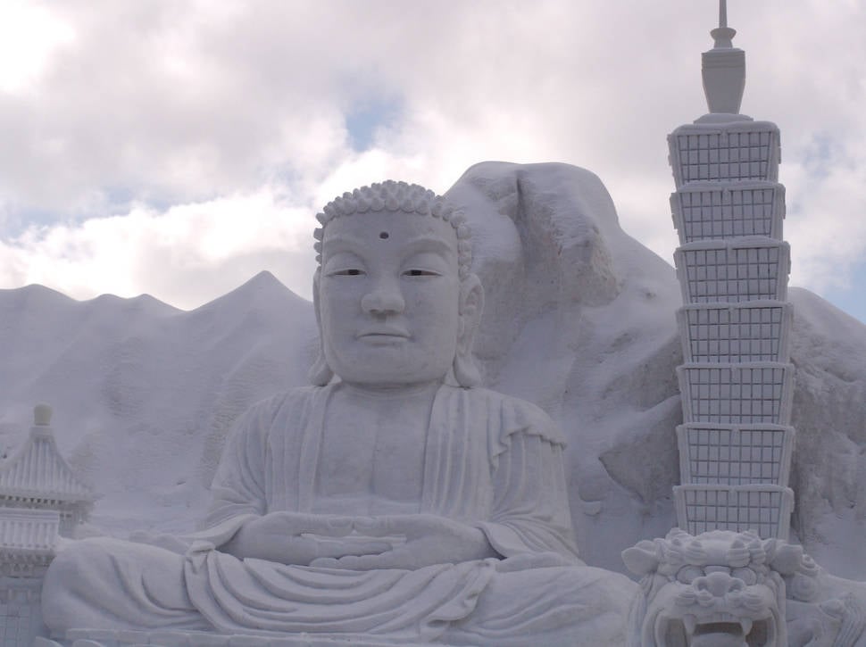 Best time for Sapporo Snow Festival in Japan