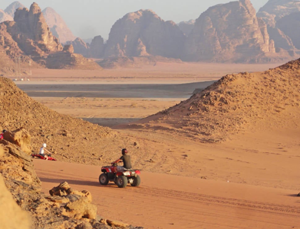 Desert ATVs at Wadi Rum