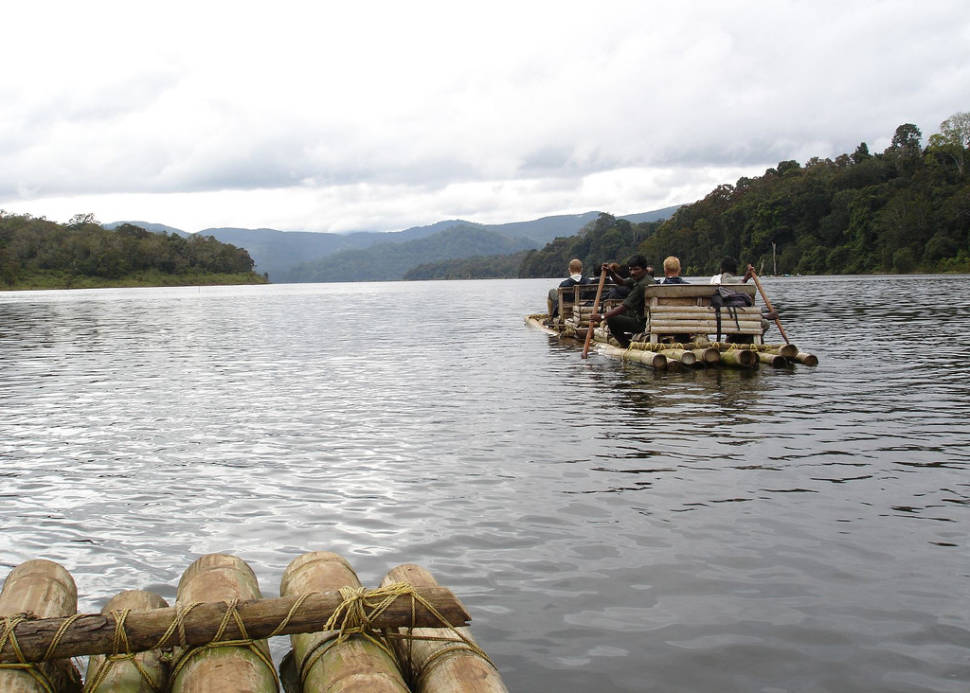 Best time for Bamboo Rafting in Kerala