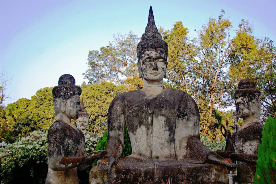 Best time to see Xieng Khuan or Buddha Park in Laos