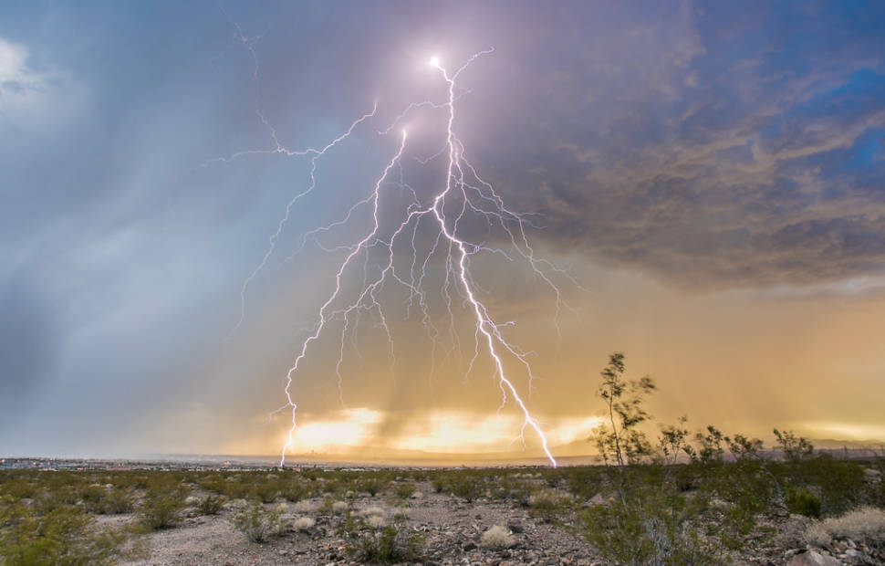 Monsoon Season in Las Vegas - Best Time