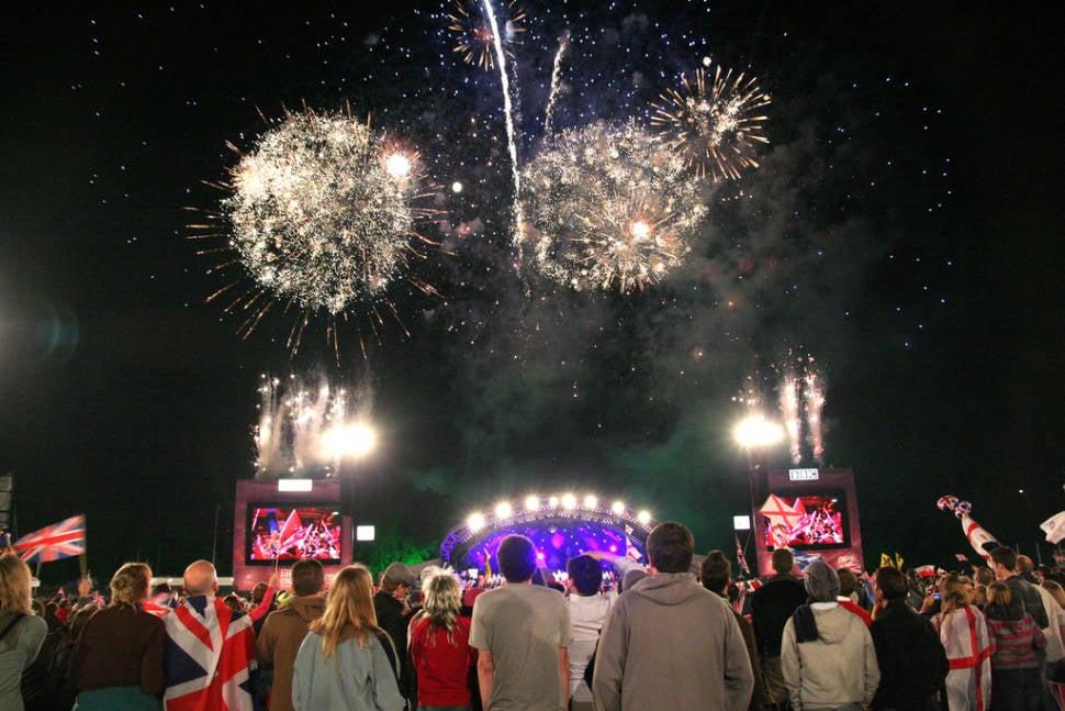 Last night fireworks