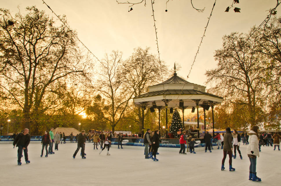 Winter Wonderland's Ice Rink in Hyde Park