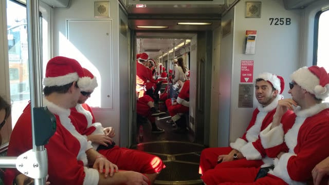 Best time for SantaCon in Los Angeles