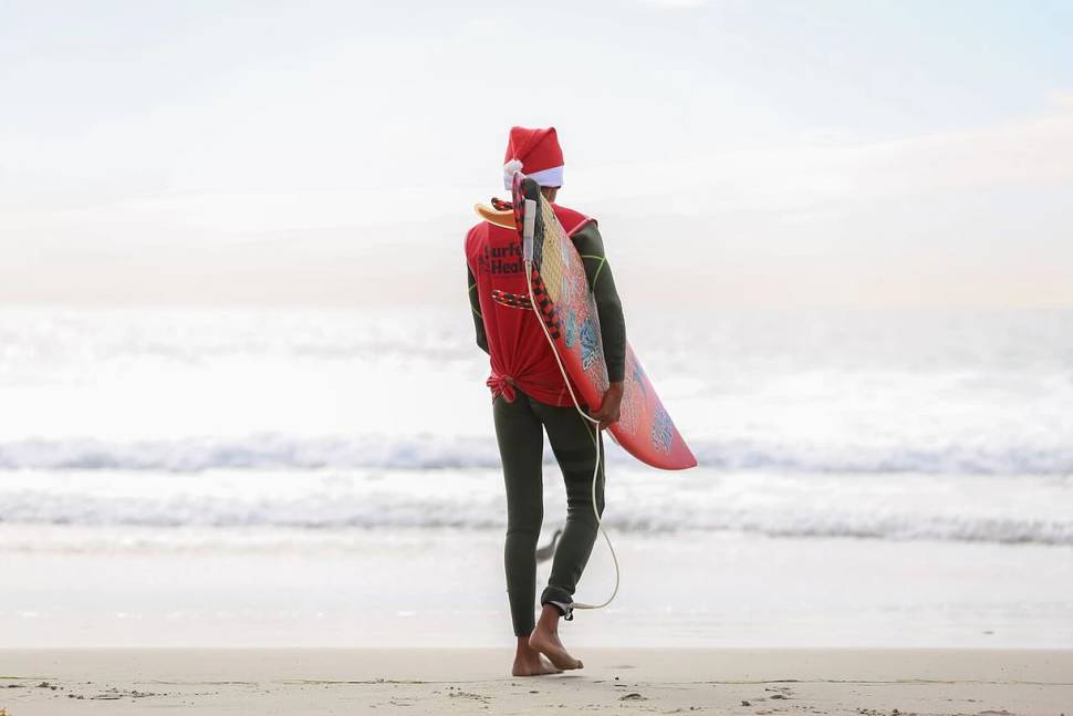 Surfing Santa Competition in Los Angeles - Best Season