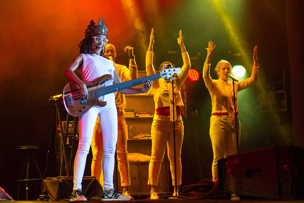 Esperanza Spalding performance, summer 2016