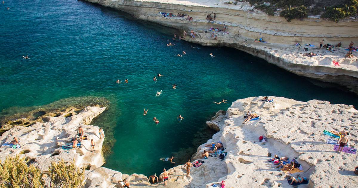 Swimming at Saint Peter's Pool in Malta - Best Time