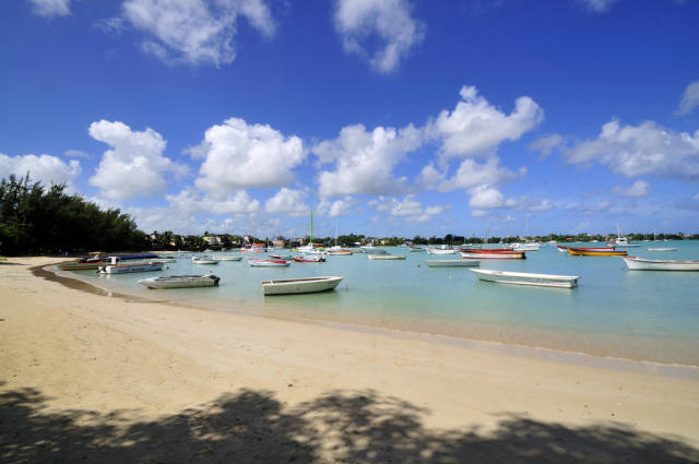 A famous bay located the North cap of Mauritius Island