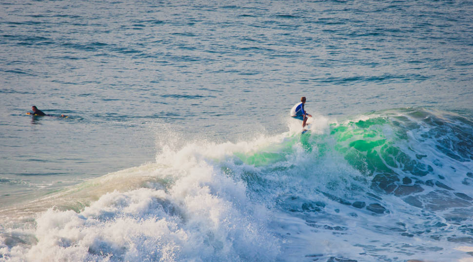Surfer in Puerto Escondido, Mexico