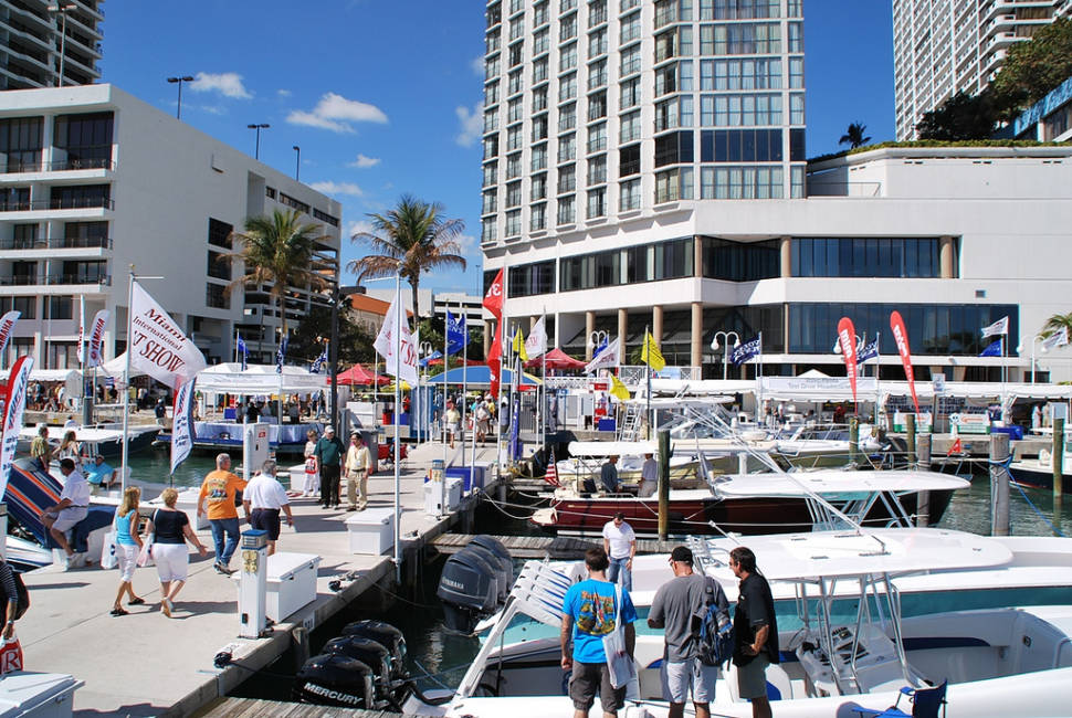 Miami Boat Show at Sea Isle Marina