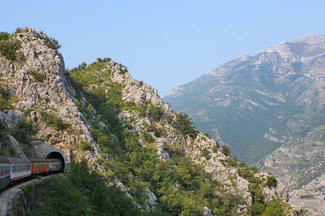 The Train from Bar to Belgrade in Montenegro - Best Season