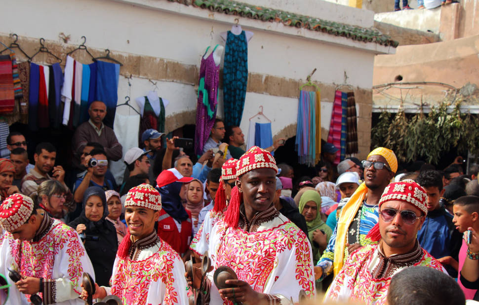 Parade d'ouverture. Festival Gnaoua à Essaouira