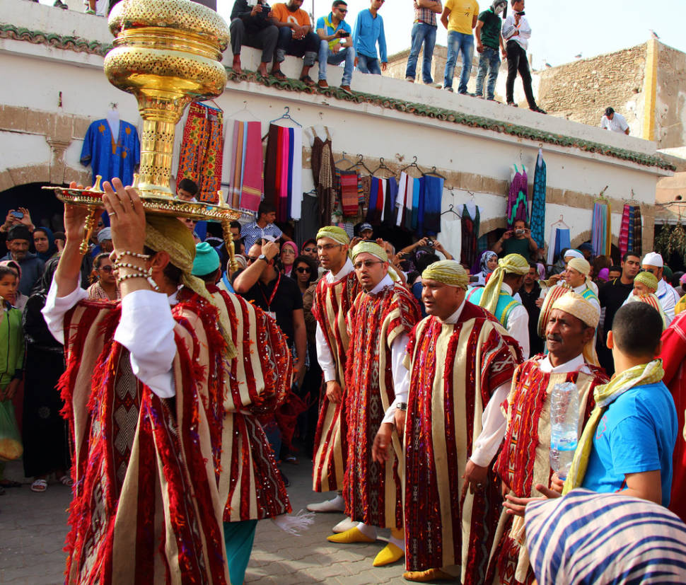 Parade d'ouverture. Festival Gnaoua à Essaouira