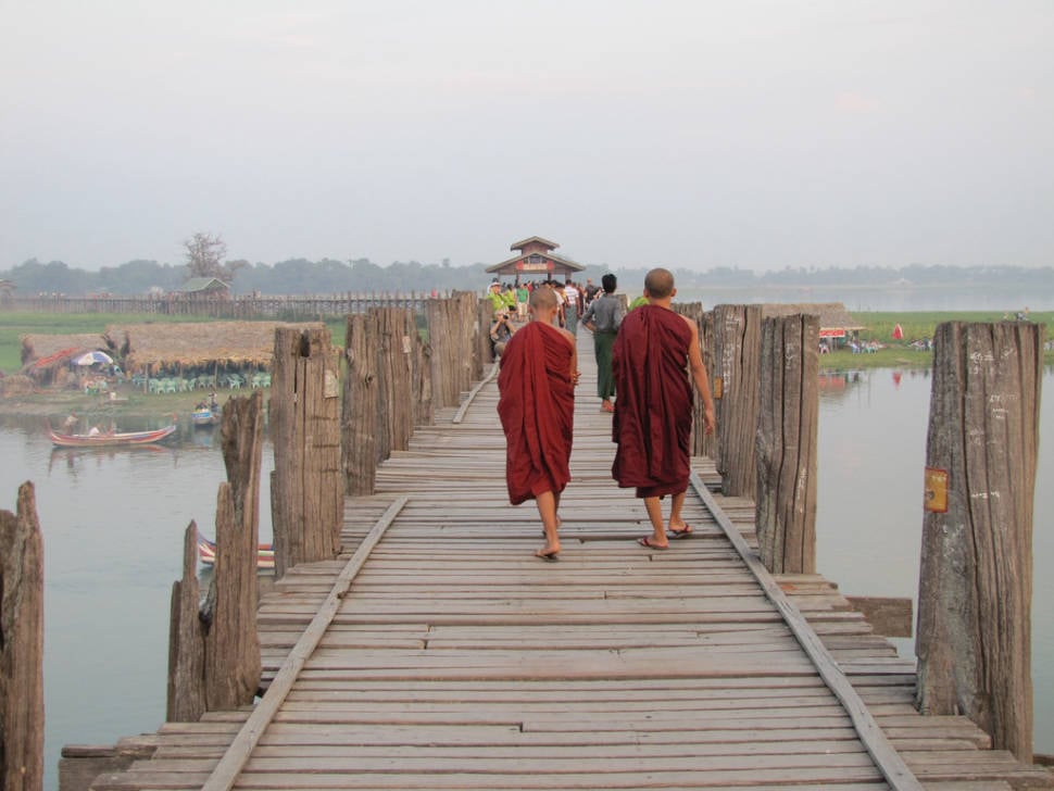 U Bein Bridge in Myanmar - Best Season