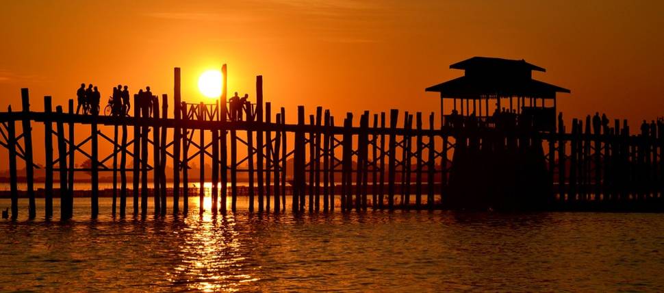 U Bein Bridge in Myanmar - Best Time