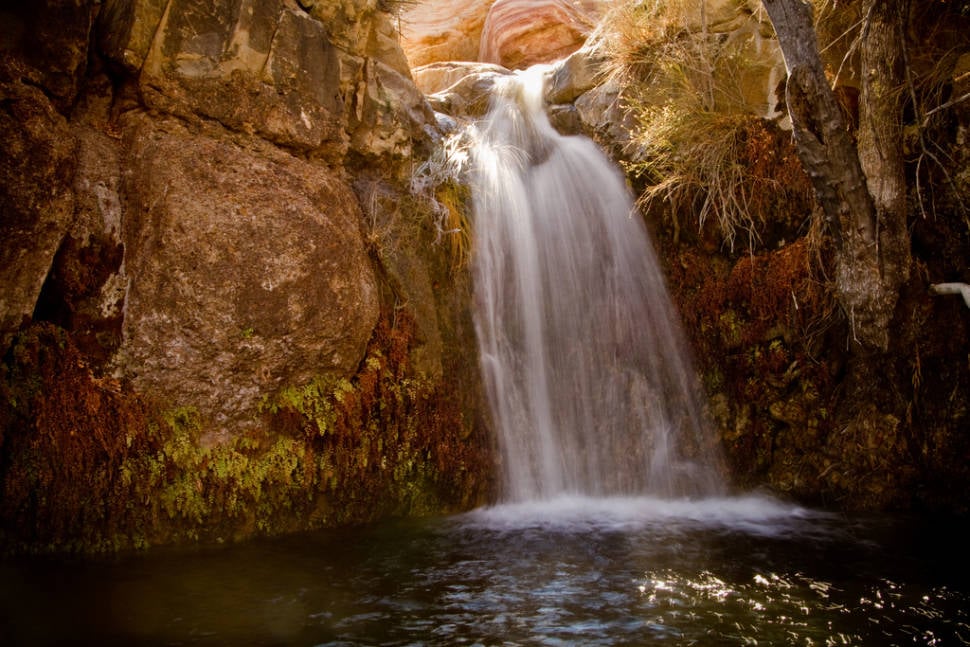 Waterfalls at Red Rock Canyon in Nevada - Best Time