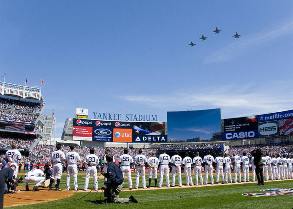 Jets during the Opening ceremony