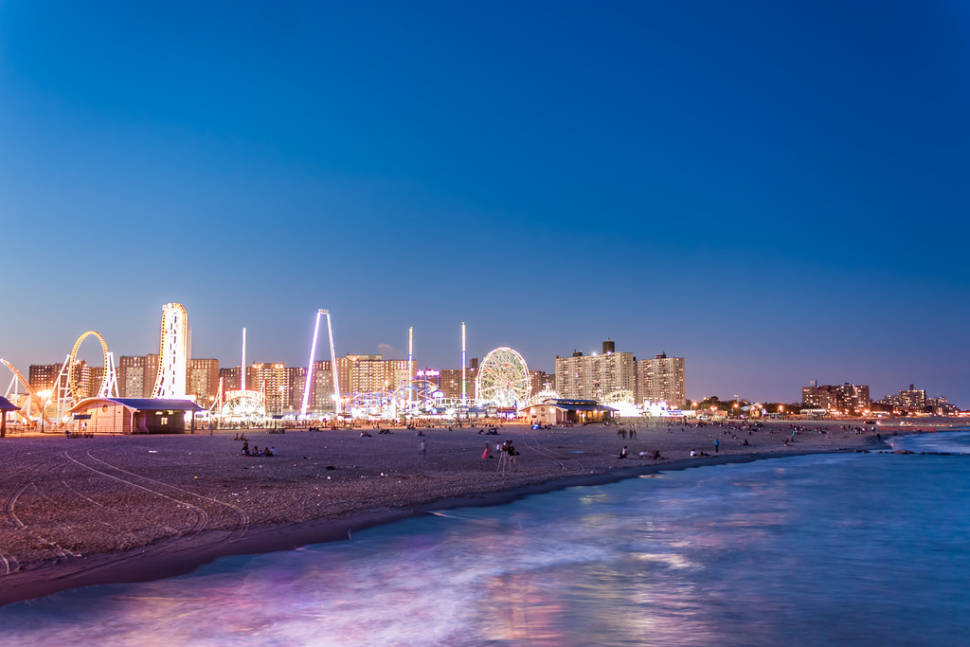 Coney Island on Friday night