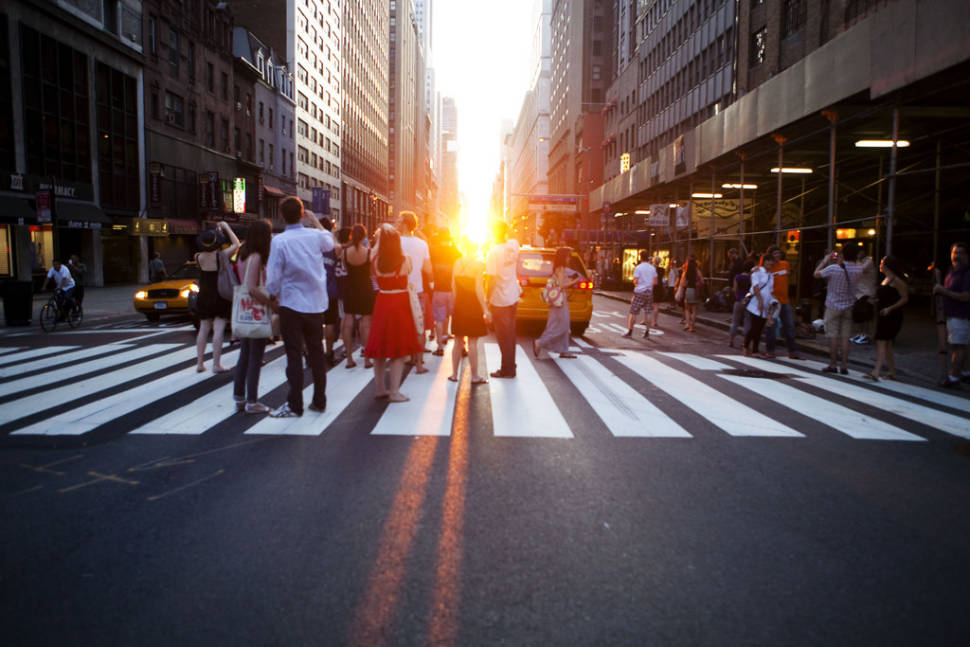 Best time for Manhattanhenge in New York