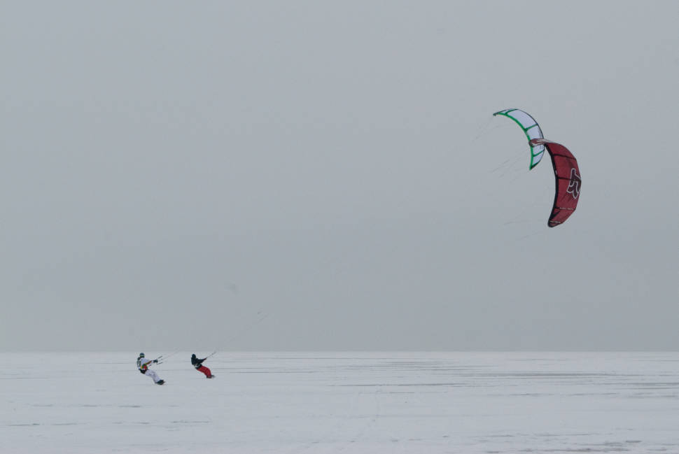 Best time to see Snow Kiting in Norway