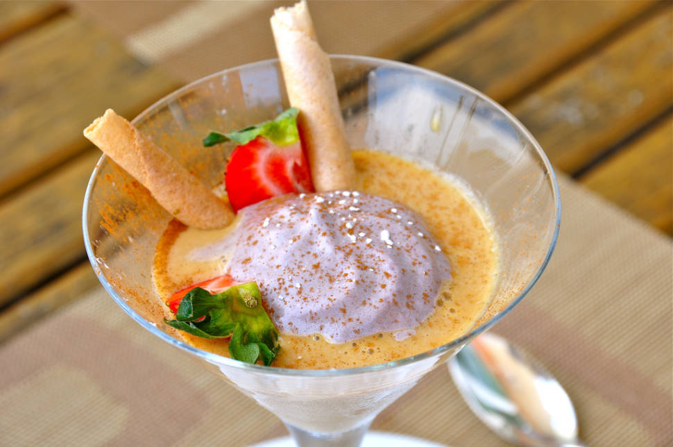 Lúcuma dessert