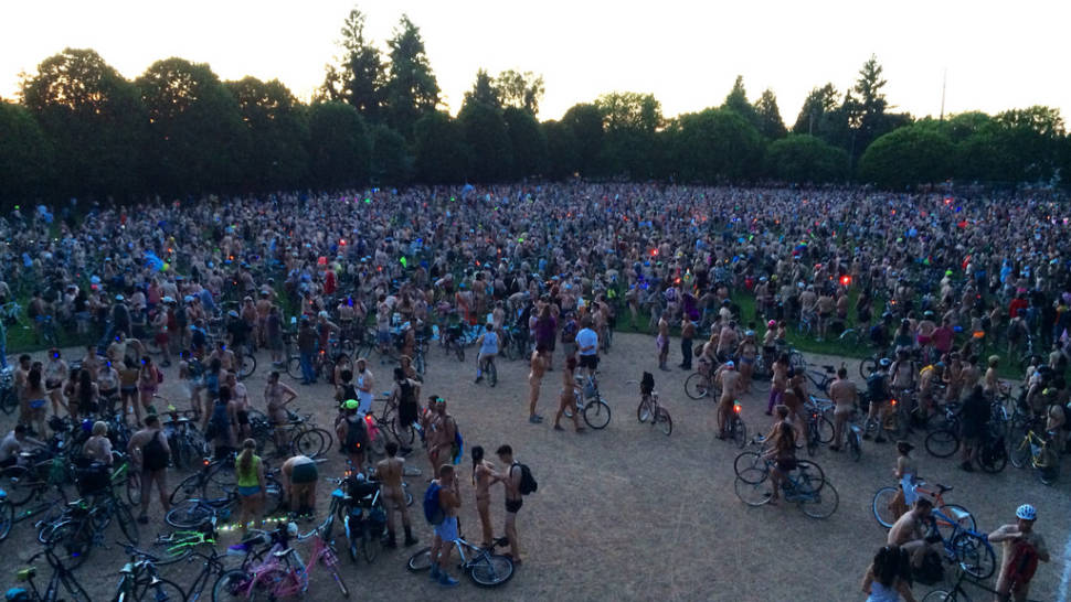 World Naked Bike Ride Portland