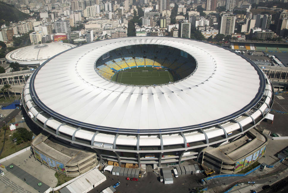 The stadium exterior
