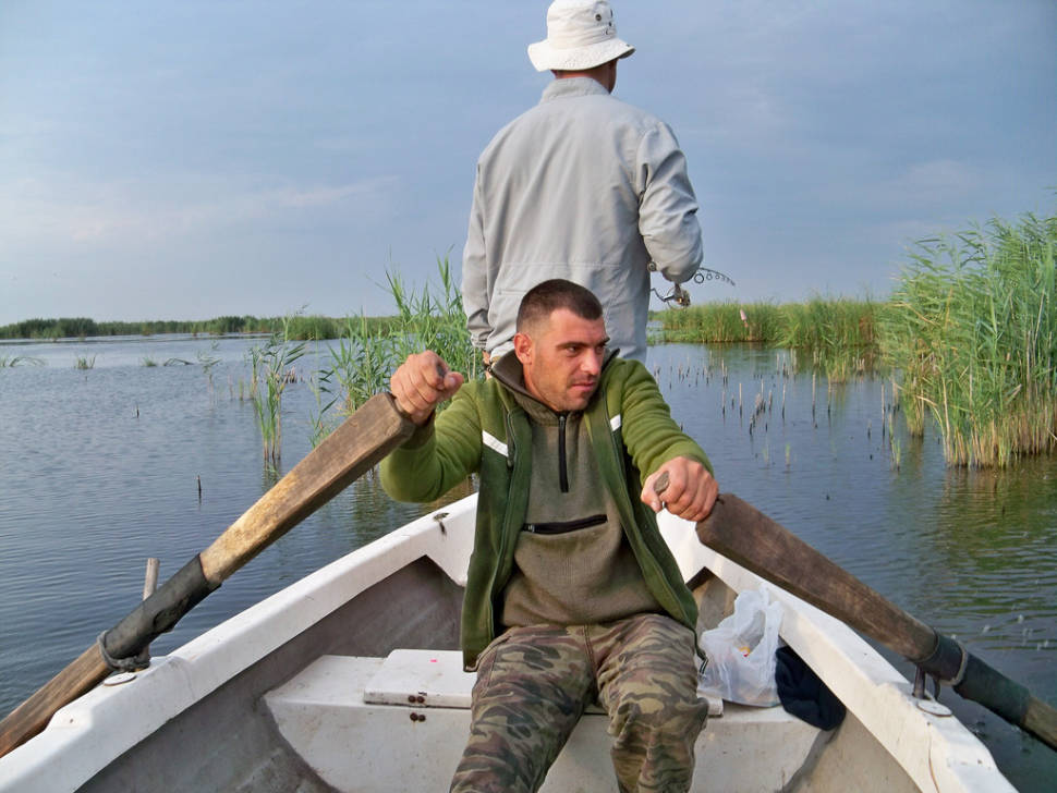 Going for fishing on the Danube Delta