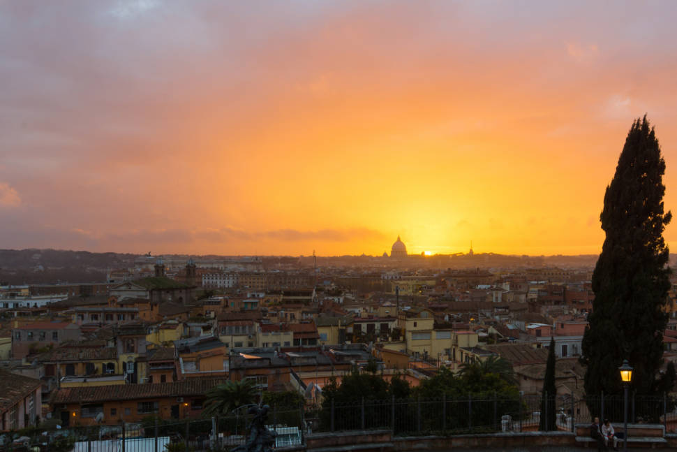 Best time for Winter Sunsets in Rome