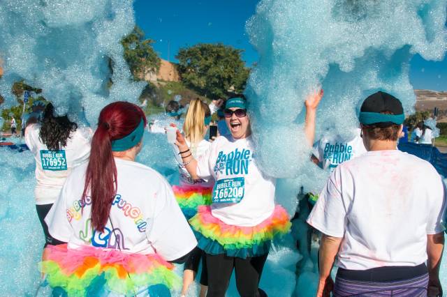 Best time to see Bubble Run in San Diego