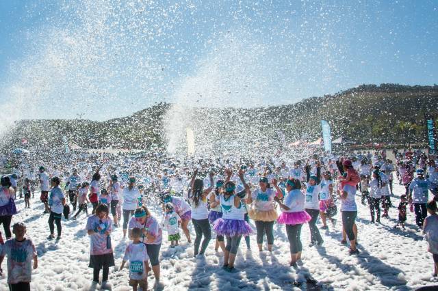 Best time for Bubble Run