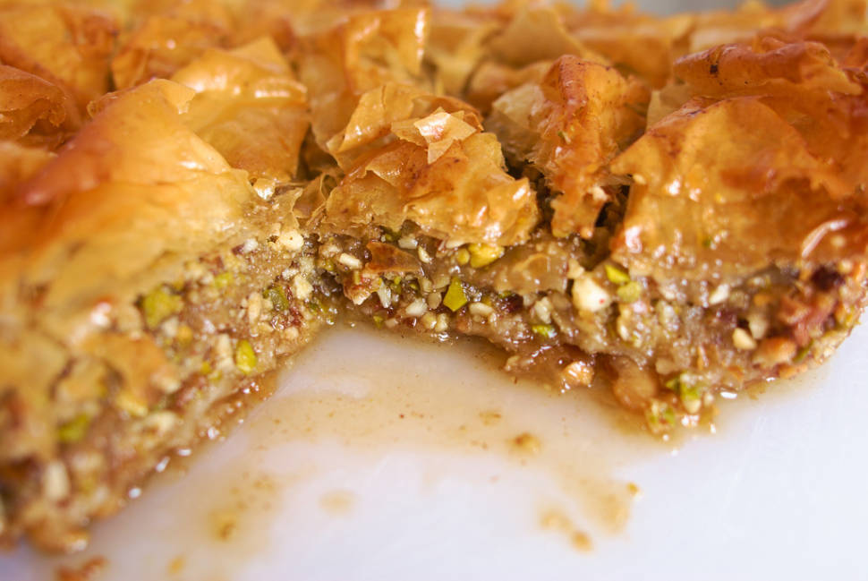 Baklava in Santorini - Best Season