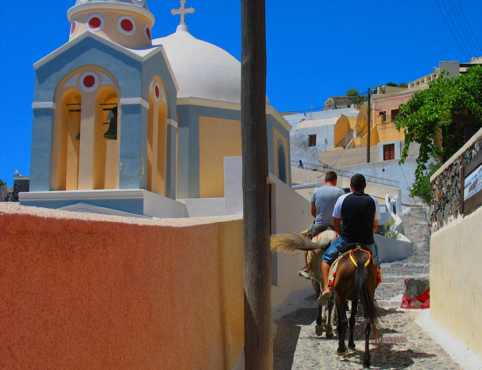 Donkey Ride in Santorini - Best Time