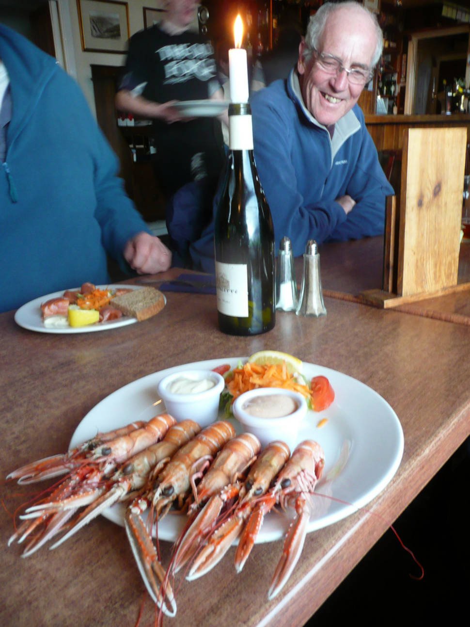 Famous a plate of langoustines