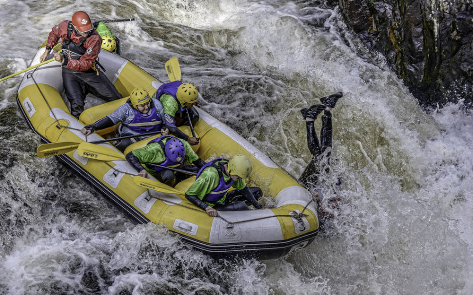 White water rafting on the RIver Tummel near Aberfeldy