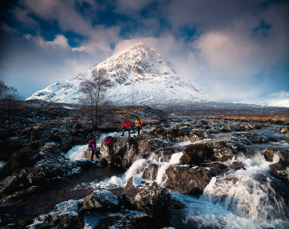 View of Glencoe by the River Coupall