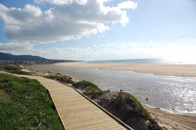 The beach in Bolonia, Cádiz, Spain