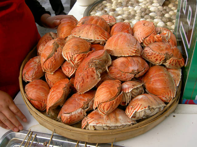 Crab stall during the Fair