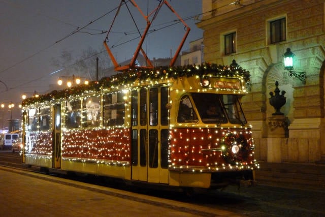 Christmas Tram in Bratislava in Slovakia - Best Time