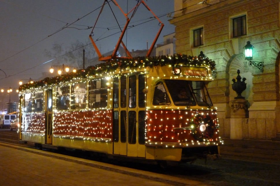 Christmas Tram in Bratislava in Slovakia - Best Time