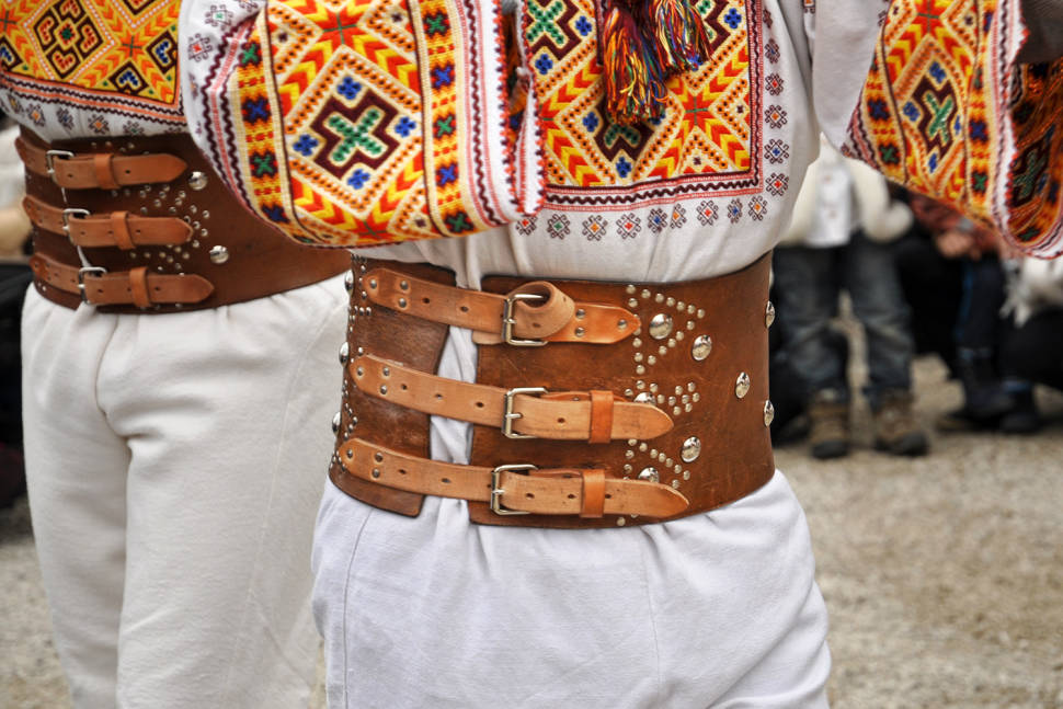 Best time for Fašiangy Carnival in Čičmany Village in Slovakia