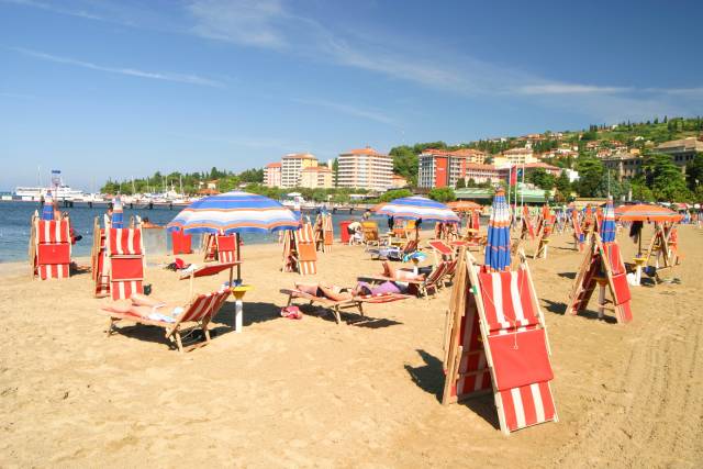 Portorož beach