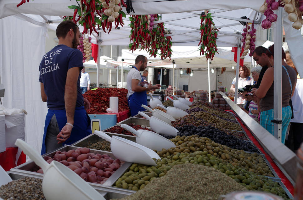 Market in Piran
