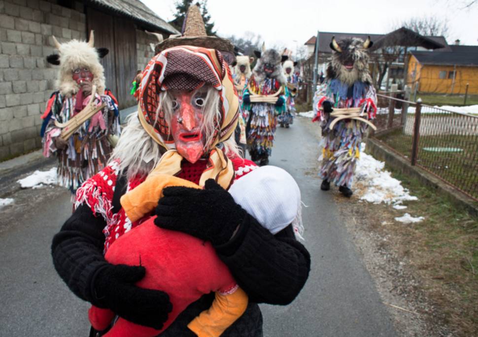 Best time to see Pust Carnival in Cerknica in Slovenia
