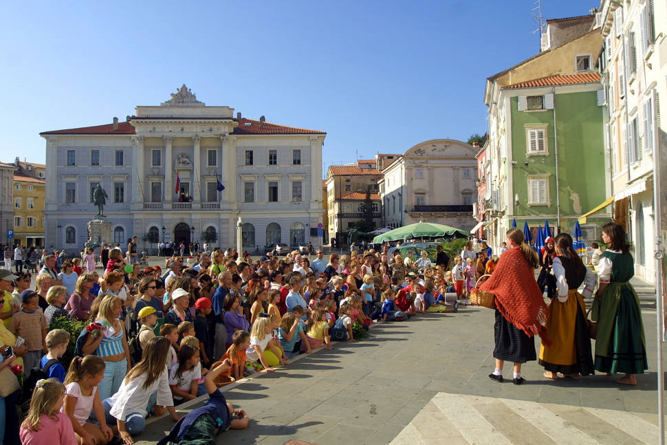 Saltworkers' Festival in St. George's Day, Piran
